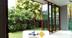 تصویری از کاربرد درب شیشه ای کشویی یا ریلی | جهان آذر