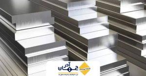 نمای نزدیک از تسمه‌های آلومینیومی براق در ابعاد مختلف، آماده برش و بسته‌بندی برای مصارف صنعتی و ساختمانی+ محاسبه وزن تسمه آلومینیوم با کارخانه جهان آذر
