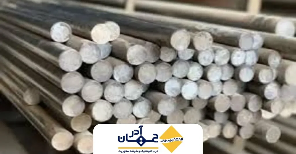 تصویر میلگرد ساده ۱۰ با سطح صاف و صیقلی در گرید A1 تولید جهان آذر برای کاربرد صنعتی و ساختمانی